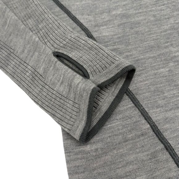 Smartwool Men's Merino Wool Half Zip Sweater Heather Gray XL - Picture 4 of 10